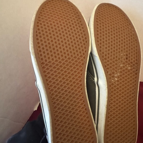 VANS Atwood Low Top Pewter Dark Gray Canvas Women Skate Shoe Sneaker Size 7 EUC - Picture 10 of 15